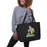 Large organic tote bag Go Bananas