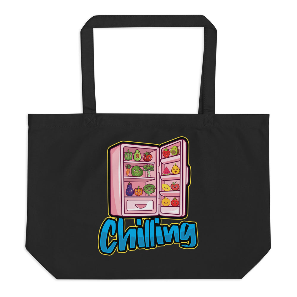 Large Organic Tote Bag Fridge Chilling