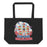 Large Organic Tote Bag Carnival Cauliflower