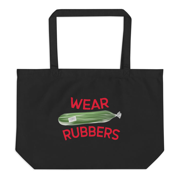 Large Organic Tote Bag Wear Rubbers