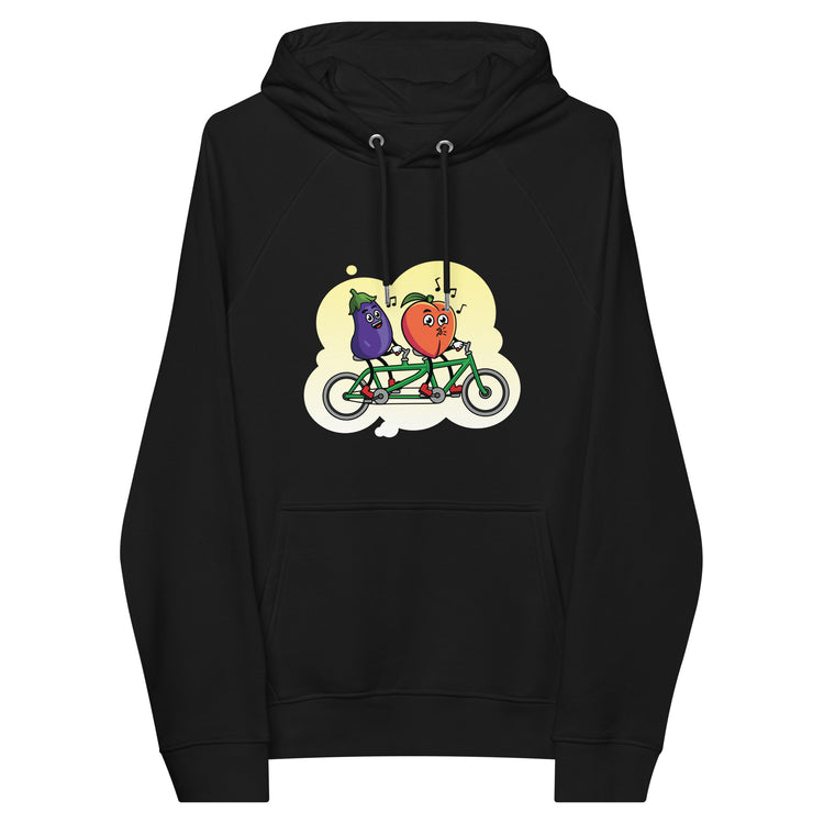 Peach & Eggplant Hoodie