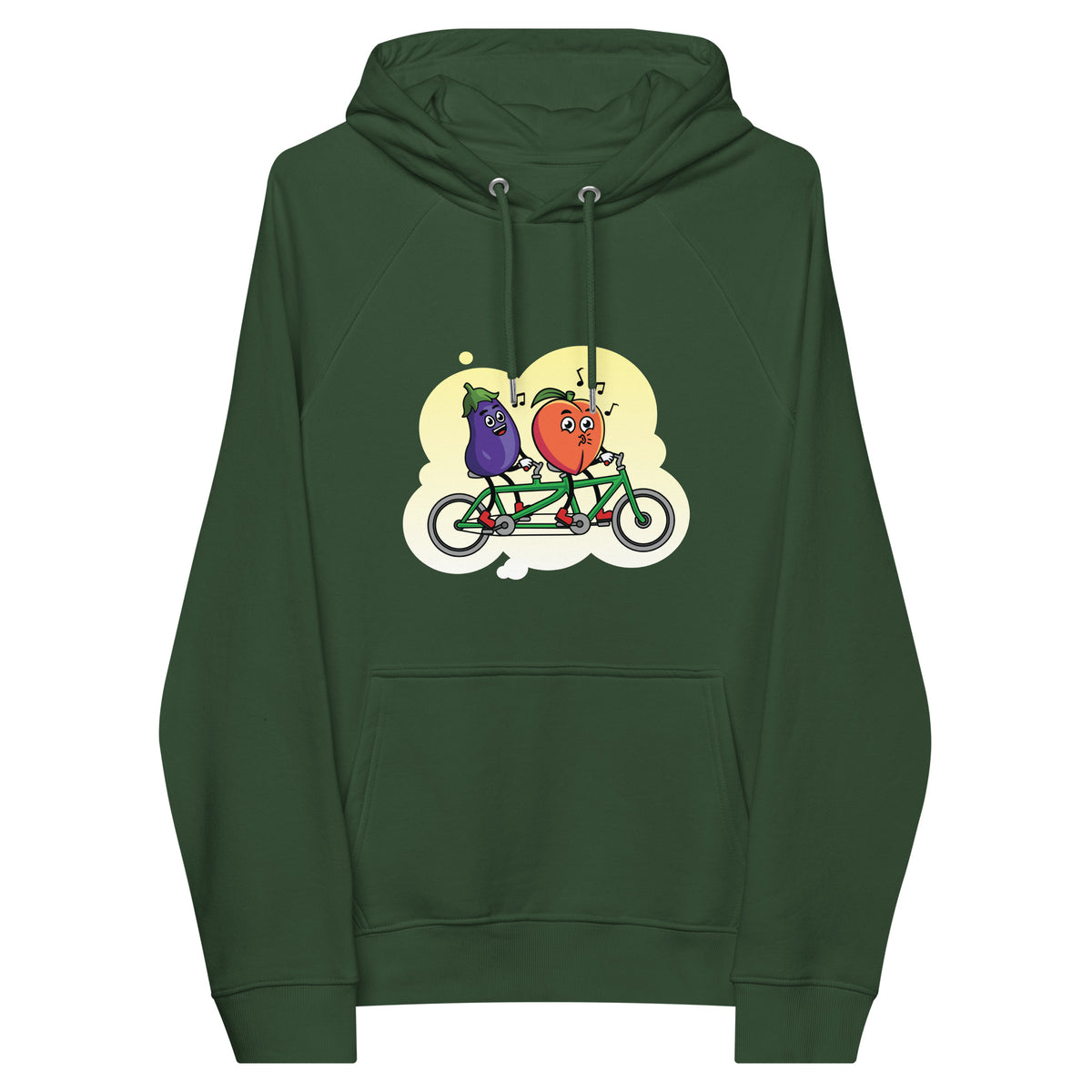 Peach & Eggplant Hoodie
