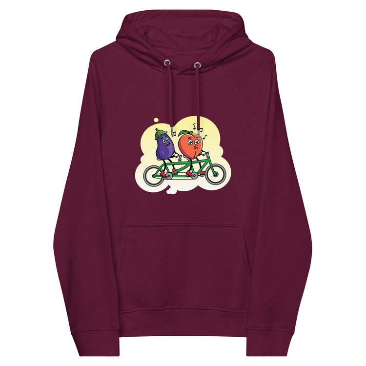 Peach & Eggplant Hoodie