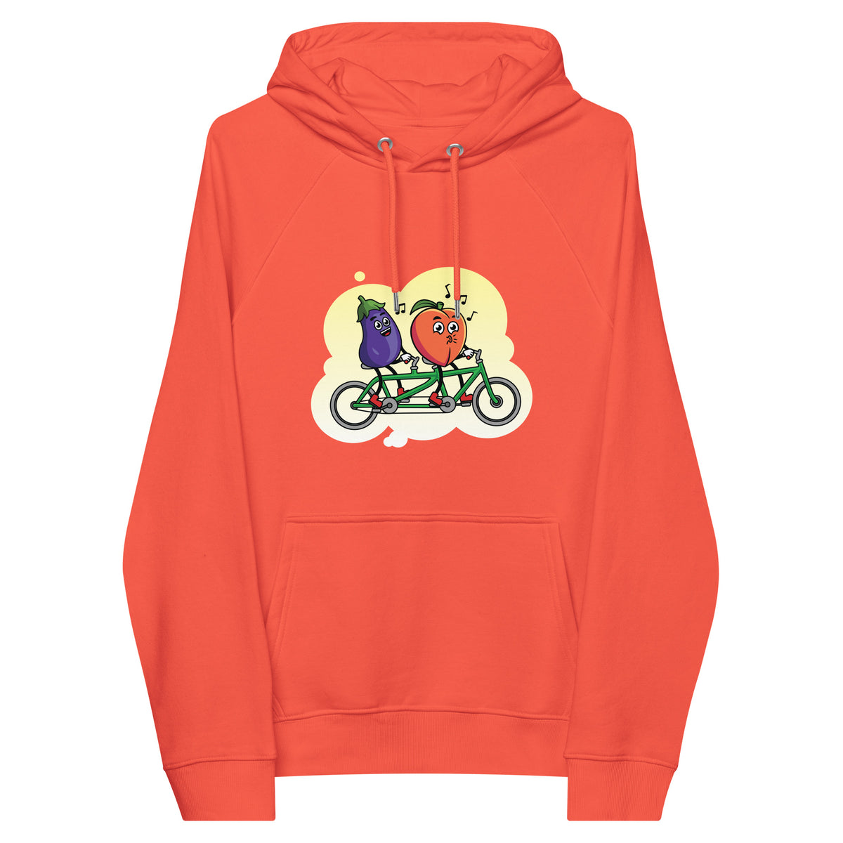 Peach & Eggplant Hoodie
