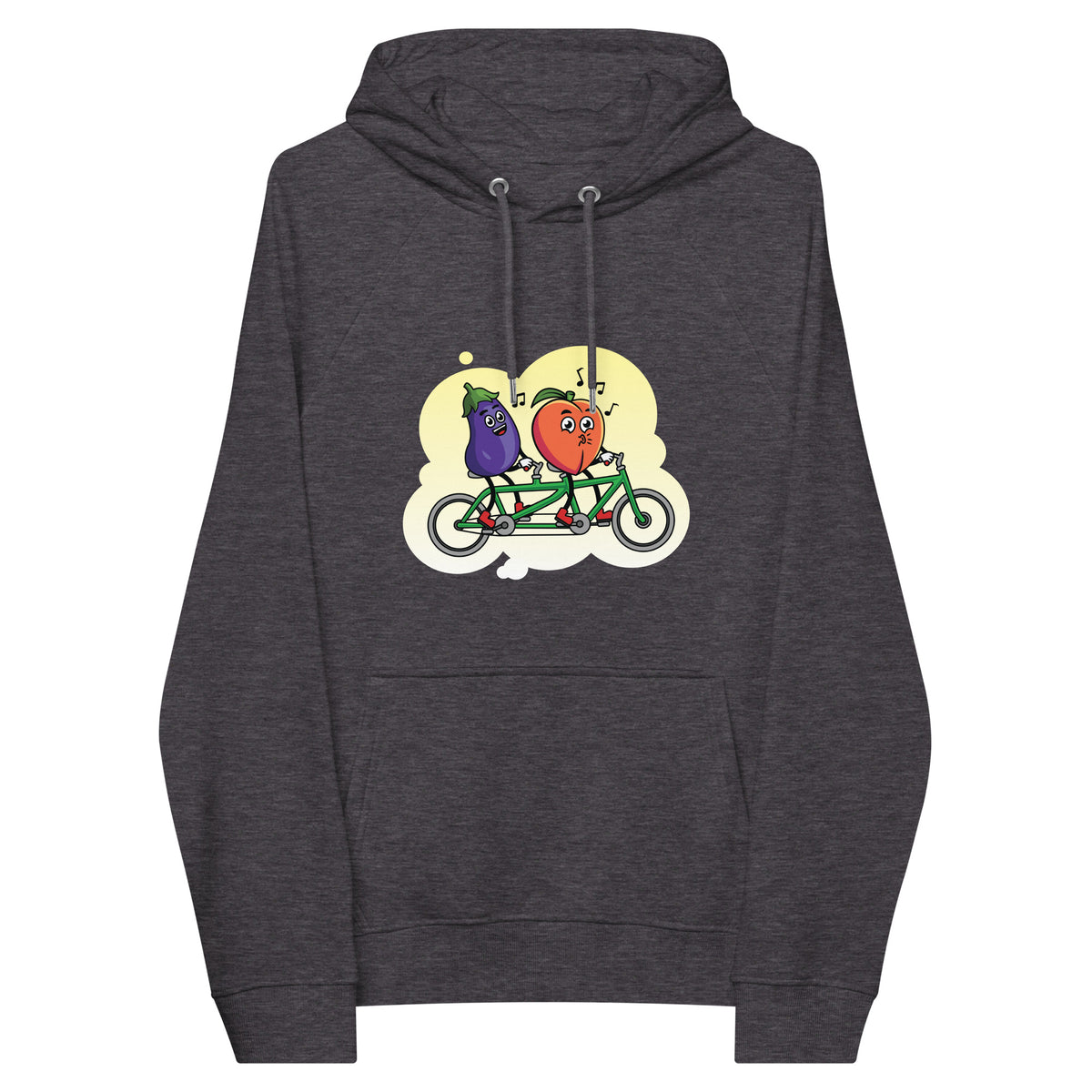 Peach & Eggplant Hoodie