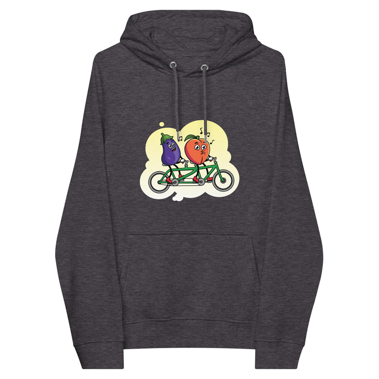 Peach & Eggplant Hoodie