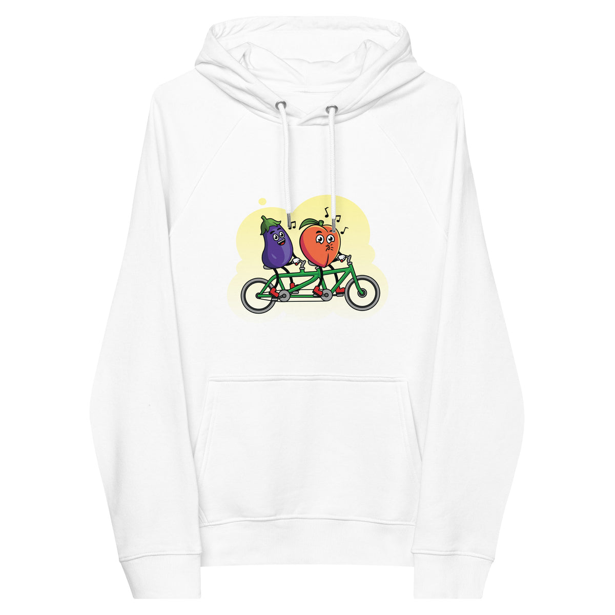 Peach & Eggplant Hoodie
